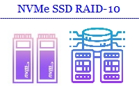 NVMe SSD drive in RAID-10