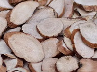 pale brown wild root slices of White Peony Root Hang Bai Shao
