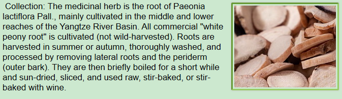 Collection of Paeonia lactiflora Pall