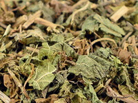 dried herb segments and pieces of Climbing Hop Herb are piled together