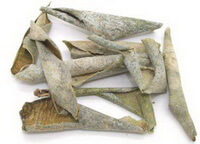 dried rolling herb segments of Chinese Wax-gourd Peel