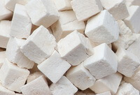 dried whitish herb blocks of Poria Cocos