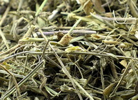 segments d herbes séchées de la bourse du berger