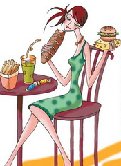 Woman No appetite syndromes