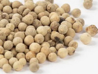 grains of white pepper corns