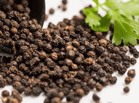grains of black peppers