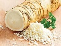 yellow root of Horseradish