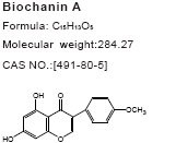 molecular formular of biochanin A,and molecular weight