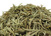pale green rosemary dried herb segments