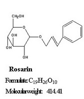 molecular formula and structure of rosarin,Rhodiola Rosea component