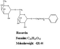molecular formula and structure of rosavin,Rhodiola Rosea component