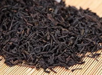 black crude tea