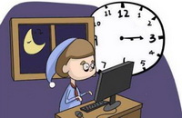 The harm of often stay up late!