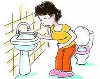 Regular defecation.