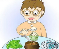 Eating slowly: taste carefully, the food will be more fragrant.