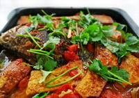 Delicious brown sauce Fish
