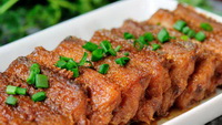Delicious brown sauce Hairtail fish