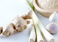 Introduction of shallot, ginger, and garlic