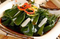 The effect and action of kelp.