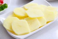 Potato slices.