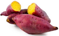 boiled sweet potato.