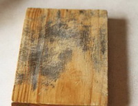 Used wooden cutting board
